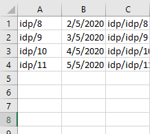 Format CSV 10