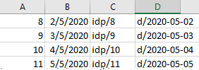 Format CSV 7